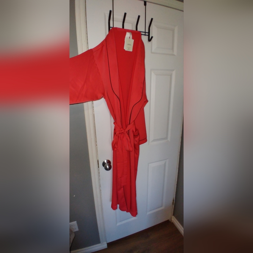 Red Silk robe